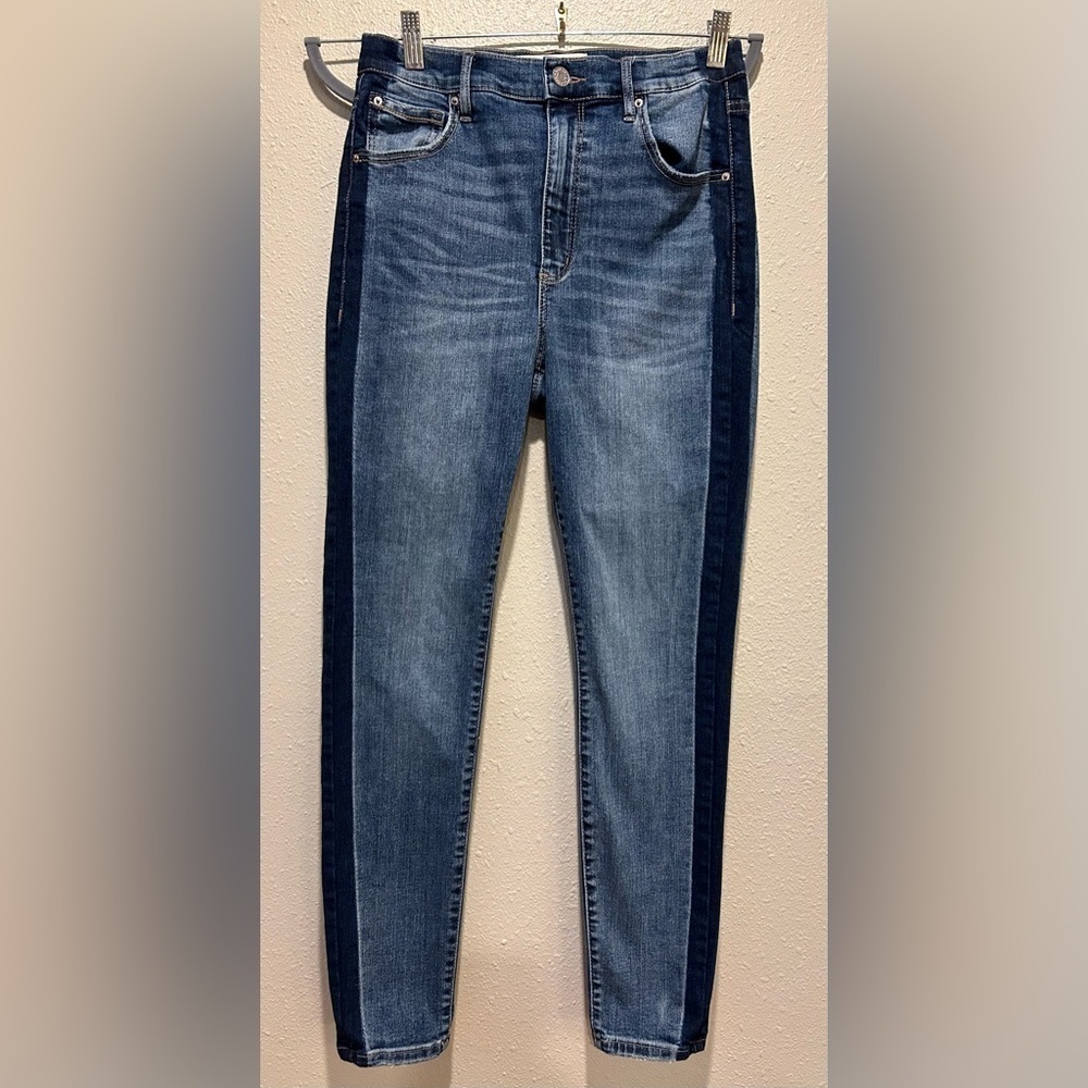 Garage‎ 2 tone Jeans - Size 9 - Premium Denim - Ultra High Rise